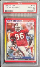 1990 Score Cortez Kennedy RC PSA 10