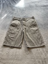 Youth Boys VANS Shorts Size 15 Khaki Skateboarding Casual