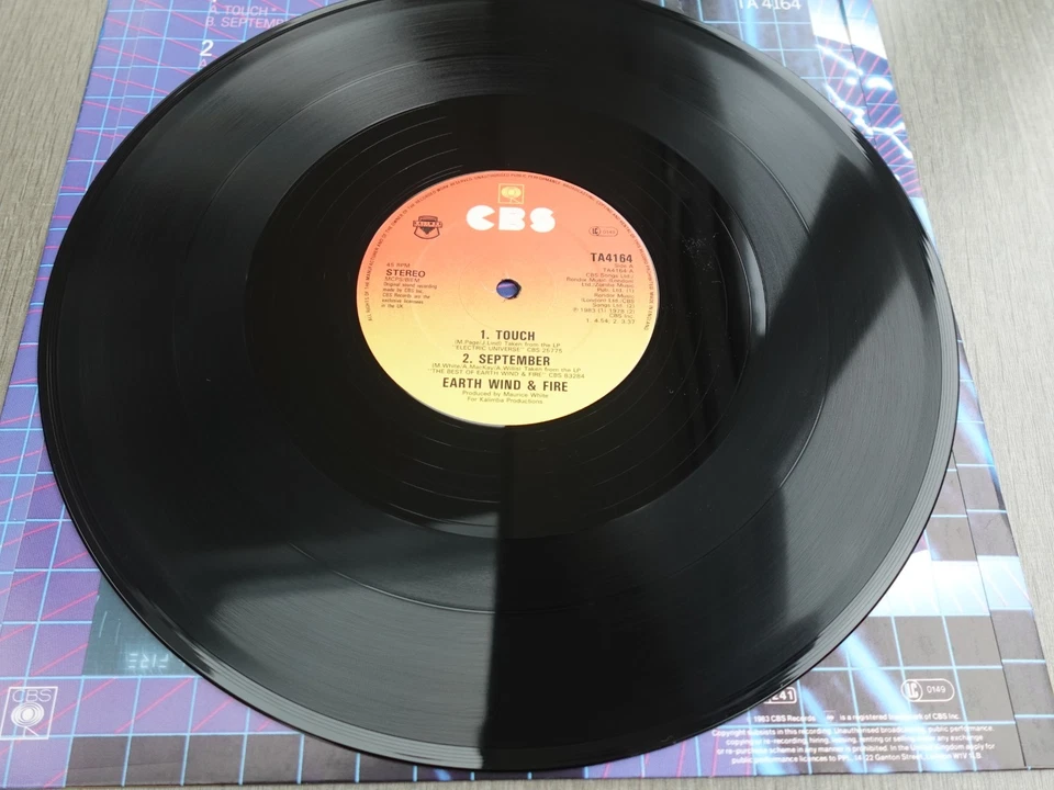 Earth Wind And Fire TOUCH 4 TRACK 12" UK P/S UNPLAYED B4 TODAY MINT - Image 4 of 4