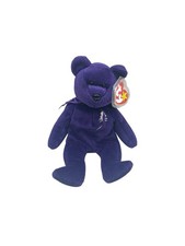 1997 Ty Original Beanie Baby Princess Diana Bear Purple Vintage Rare w/ Tags