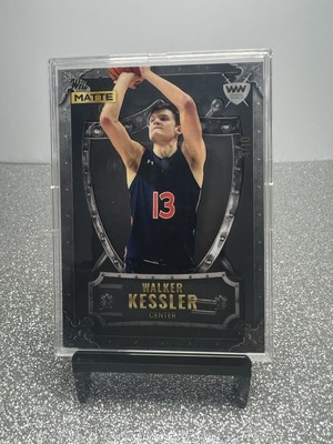 2022 wild card matte basketball WALKER KESSLER WEEKEND WARRIOR GREEN 9/10
