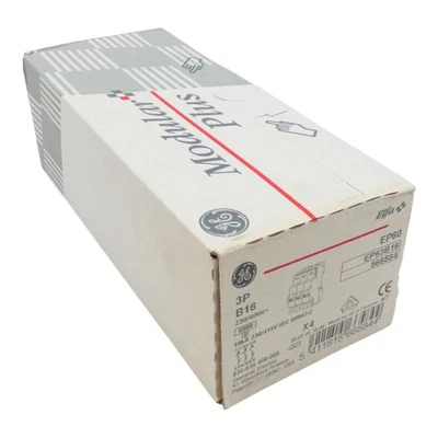 4x General Electric Elfa EP60 EP63B16 566584 Leitungsschutzschalter -sealed- - Bild 1 von 4