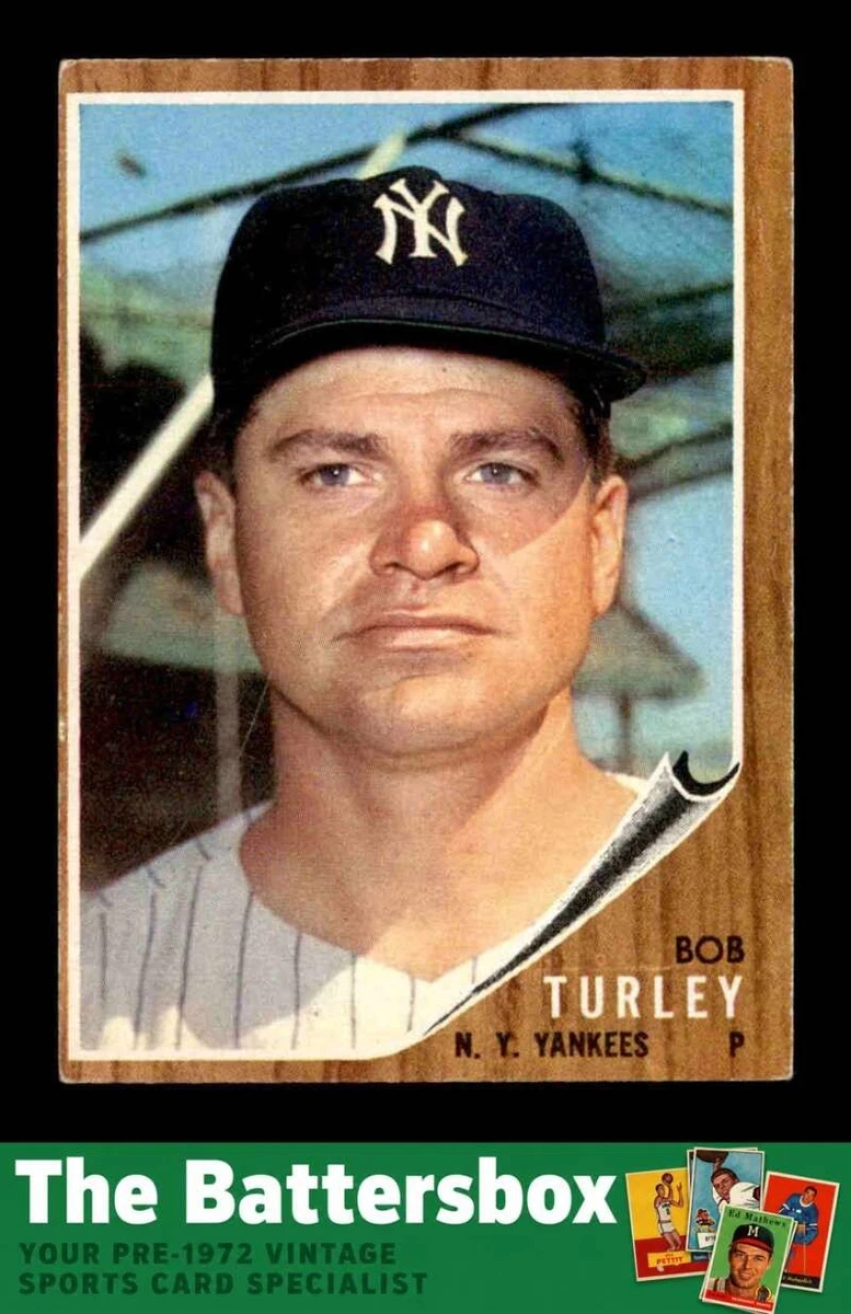 Bob Turley Original Baseball Sports Trading Cards & Accessories