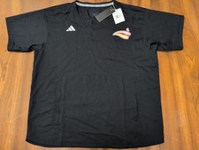 ULM Warhawks Adidas Dugout Cage Shirt Jacket Warmup Windbreaker Large $65 MSRP