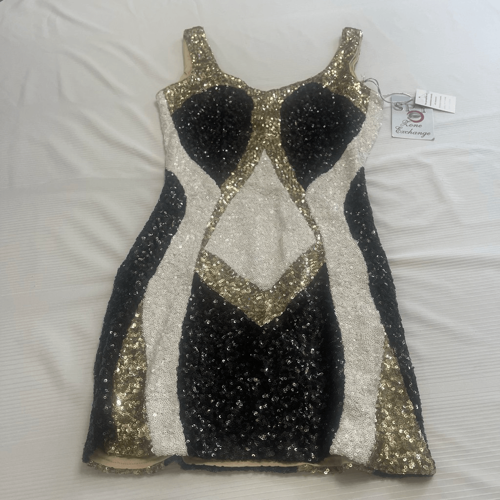 NWT Spy Zone Exchange Sequin Cocktail Party Dress Size Small New