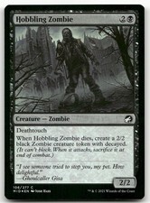 Hobbling Zombie #106 (Foil) (NM) Midnight Hunt MID Magic MTG