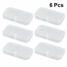 6PCS Plastic Box Parts Storage Case Storage Collection Organizer Container