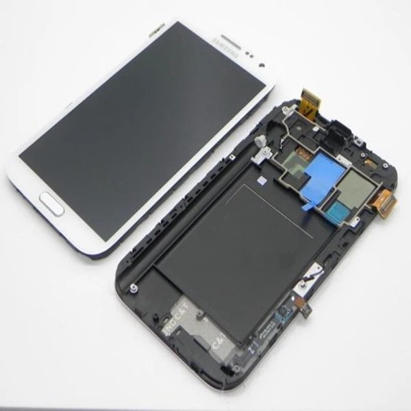 DISPLAY LCD+ TOUCH SCREEN SAMSUNG GALAXY NOTE 2 GT N7100 FRAME VETRO CORNICE - Immagine 3 di 3