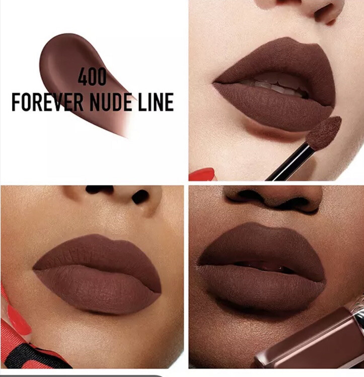 Dior Rouge Dior Forever Liquid Lipstick ~ 400 Forever Nude Line