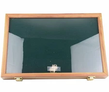 Cedar Wood Storage Countertop Display Case for Knives Coins Arrowheads