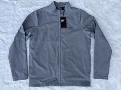 New Travis Mathew M Medium Jacket Scorpio 3.0 Sleet Gray Golf travismathew TM