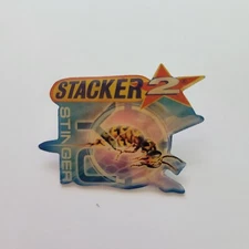 Stacker 2 Stinger Energy Drink Lapel Hat Jacket Pin
