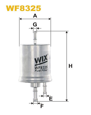 Fuel Filter fits AUDI A6 Allroad C6 3.2 06 to 08 AUK Wix 4F0201511C 4F0201511E
