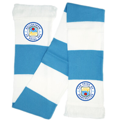 Pride of Manchester Fanmade Merchandise Crest SCARF Mens City