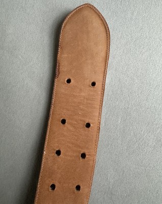 Giorgio Armani leather belt croc embossed Neutral Beige Vintage 93cm 36.5 In Giorgio Armani leather belt croc embossed Neutral Beige  main image 3