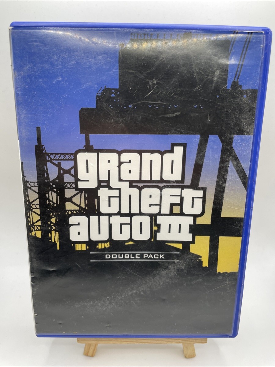 Grand Theft Auto III Double Pack Sur PS2 - Bon état - Boîtier Et Notice Inclus