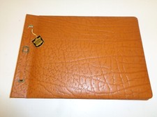 Vintage Unused Embossed Hand Tooled Leather Photo Album Scrap Book