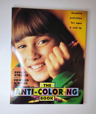 VTG 1978 SUSAN STRIKER THE ANTI-COLORING BOOK PB BOOK EDWARD KIMMEL