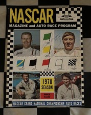 1970 Season NASCAR Magazine Signed by Wendell Scott, Bob Isaac AUTOGRAPHED