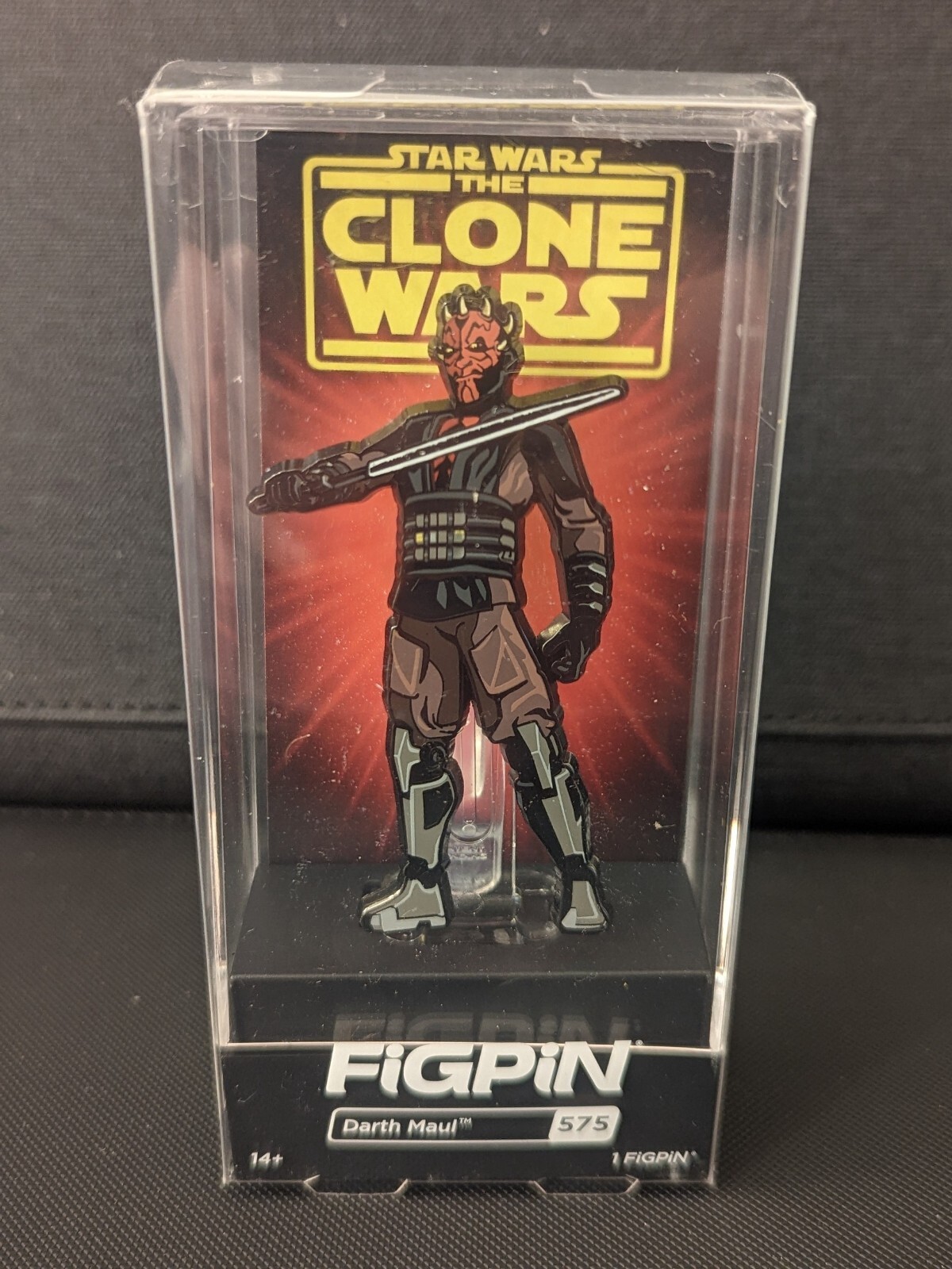 FiGPiN Star Wars The Clone Wars Darth Maul #575, Collectible Pin