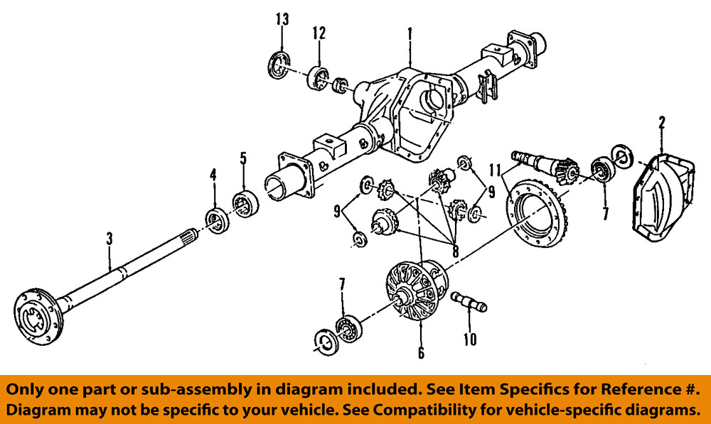 GM OEM Rear Differential-Pinion Seal 14012694 | eBay