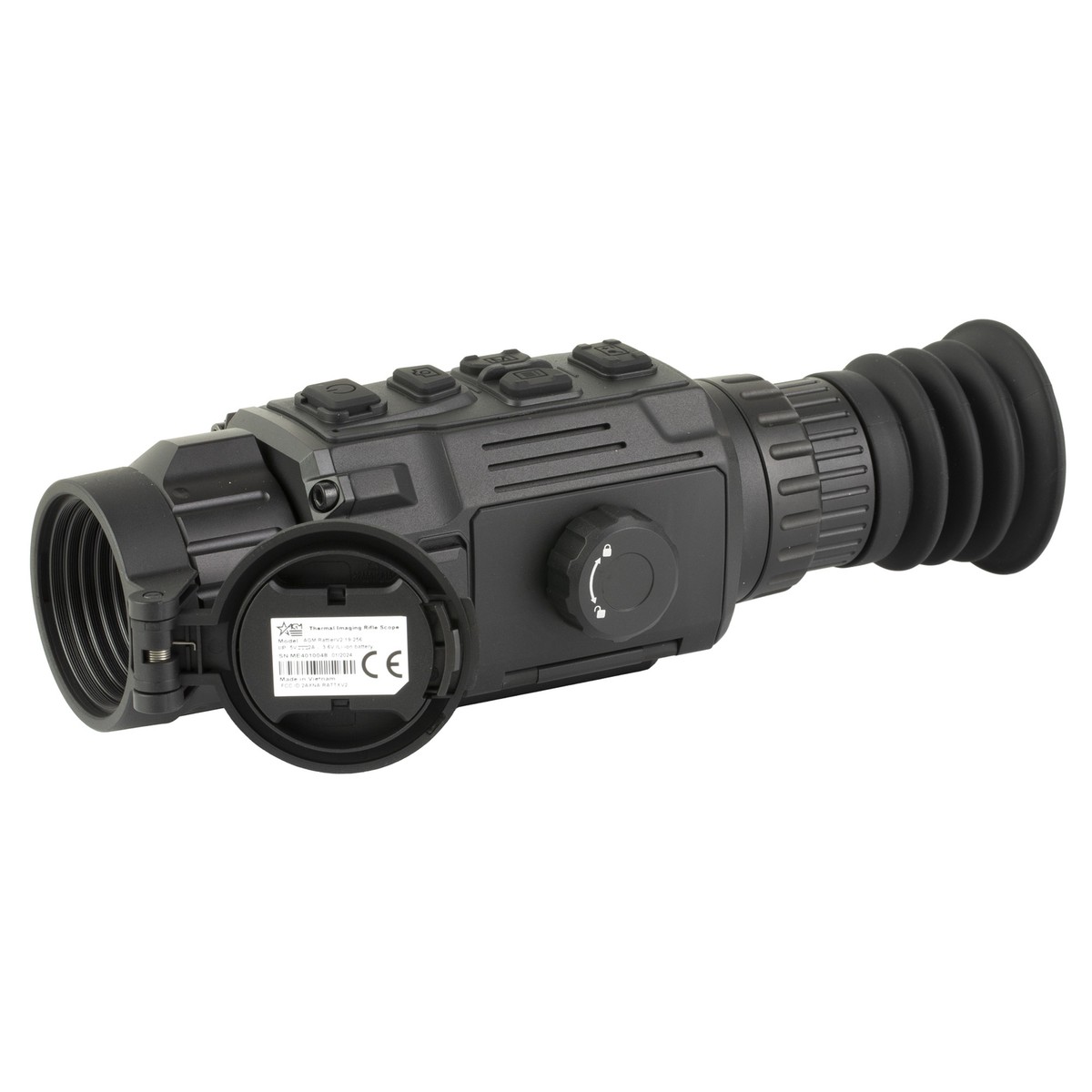 AGM Rattler V2 Thermal Scope 256x192 OLED 1X-8X Zoom 19mm Multiple