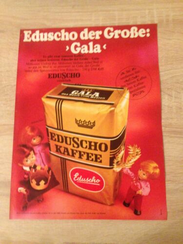  ORIGINAL REKLAME WERBUNG  1968  EDUSCHO Kaffee der Große "GALA"  - Picture 1 of 1