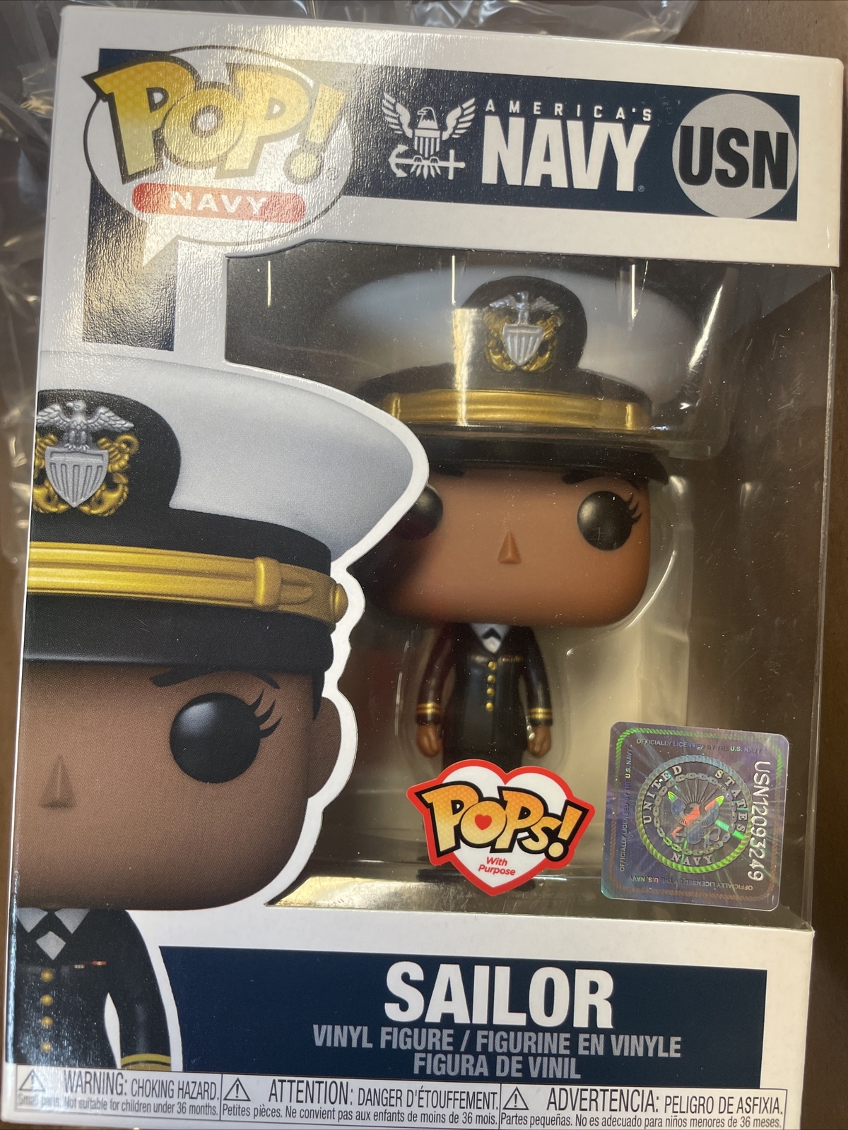 Funko Pop! Military: Navy - Dress Uniform Female Vinyl Figure