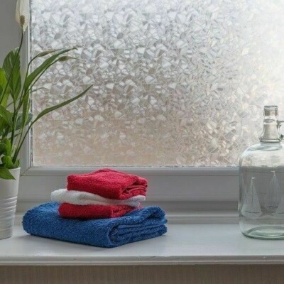 2m x45cm DCFIX SICHTSCHUTZ MATTGLAS STATISCH HAFTEND FENSTERABDECKUNG SELBSTKLEBEND