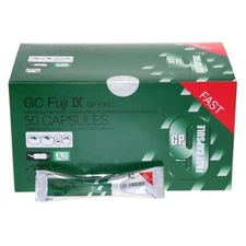 GC 000212 Fuji IX GP Glass Ionomer Restorative Capsules Fast Set A2 50/Pk
