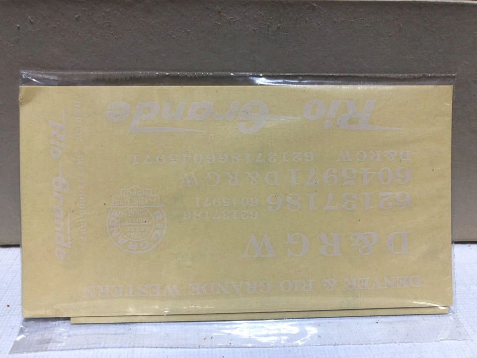 O scale Pacific Fast Mail GS 9-2 DRGW Standard Gauge Caboose  Brass - Image 4 of 4