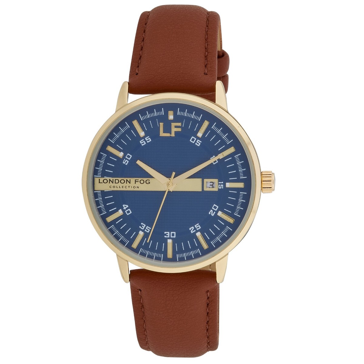 London Fog Millennium 40mm Round Multi Function Strap Watch (LF058
