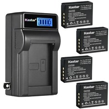 LCD Charger  4 battery for Fujifilm X-M1 X-T1 X-T2 X-T3 X-T10 X-T20 X-T30 II