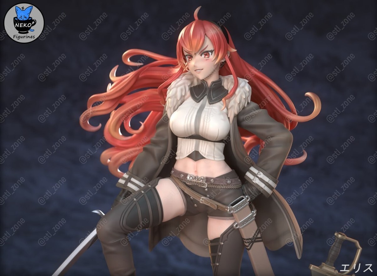 Action Figure Mushoku Tensei: Roxy Migurdia & Eris Greyrat – Modello PVC 10/11 Cm Per Collezione - 5
