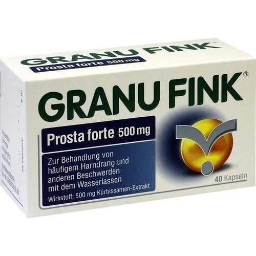 OMEGA PHARMA DEUTSCHLAND GMBH GRANU FINK Prosta forte 500 mg Hartkapseln 40 St PZN 10011915