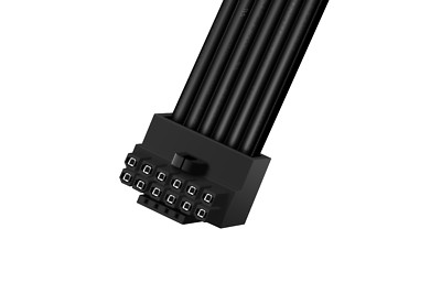 12V-2x6 12VHPWR 90 Grad Umkehr-Kabel-Adapter PCIe 5.1 | abgewinkelt nach untern