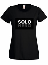 Nike Supreme Women's J2156 Black Only Black Style Minimal Phrase T-Shirt T-Shirt 