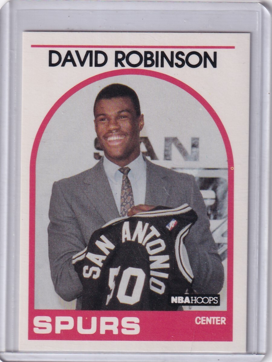 1989-90 NBA Hoops - #138 David Robinson (RC)
