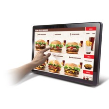 21.5" 1080p FHD PCAP Touch Screen Rear Mount Monitor w/ DVI, VGA Inputs