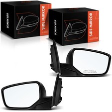 2pcs Power Adjust Glass Mirror Manual Folding For Honda Accord 2008-2012 Sedan