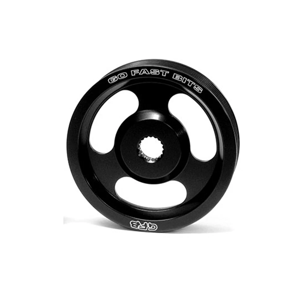 Kit de polia Go Fast Bit leve Underdrive grau alumínio para Subaru WRX STI - Imagem 4 de 4