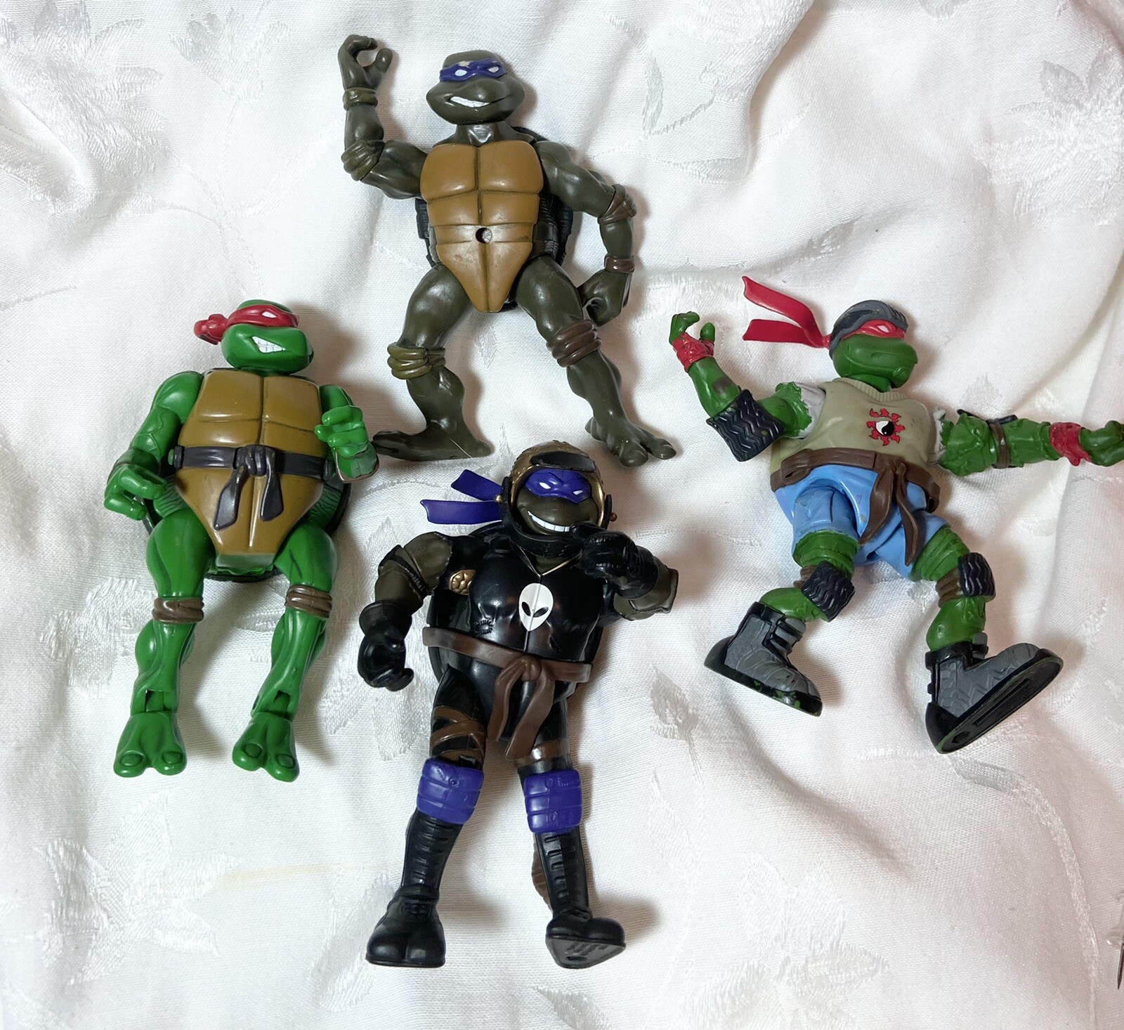 teenage mutant ninja turtles ALL FOUR 2003 mini turtles 2002 –  ActionFiguresandComics