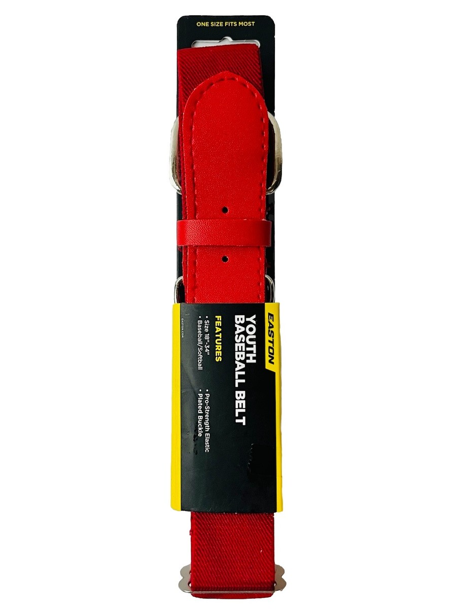 Ceinture De Baseball Easton Rouge Adulte - Taille Ajustable 32" à 46" - Neuve