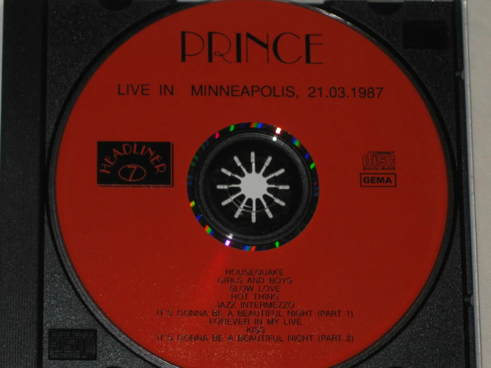 PRINCE - Live in Minneapolis, 21.03.1987 (1CD) - Bild 3 von 3