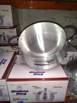 Pot Sec Marmite Pour Casseroles En Aluminium À Double Poignée