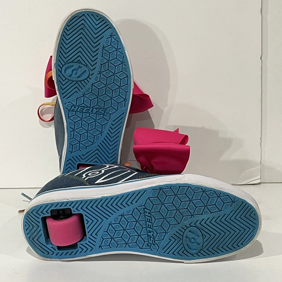 -NEAR MINT- Womens Sz 6 Youth Size 5 Heelys Shoes Girls Jo JO Siwa Pink Bow - Image 2 of 4
