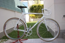 RARE PINARELLO PISTA BANESTO TEAM MADE BY DARIO PEGORETTI 56X55 ONLY 2 MADE DYNA