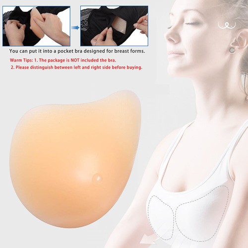 Forma seno in silicone 1 paio protesi mastectomia tazza A-G inserto reggiseno fischi falsi - Foto 7 di 10