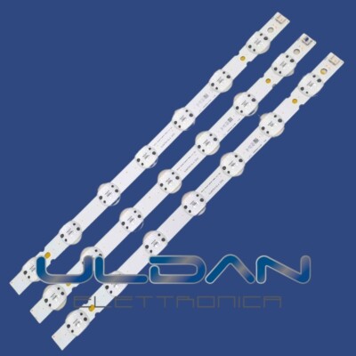 BARRE LED LG 43UK6500PLA 43UK6950PLB 43UK6750PLD SVL430A61 KIT 3 BARRE 7 LED - Foto 14