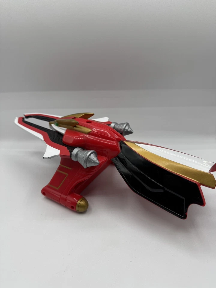 Power Rangers Wild Force Jungle Blaster Juguete Rojo Halcón Sonidos Probados Funcionando Foto 2 de 4